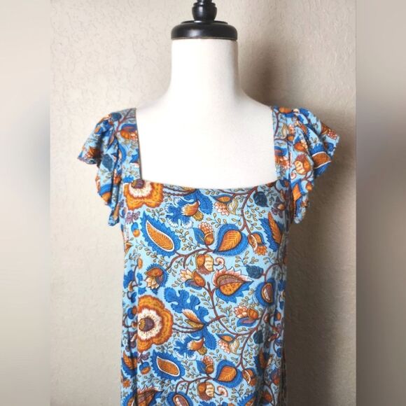 House Of Harlow 1960 Nicole Richie Floral Print Maxi Dress Size M - Picture 2 of 6